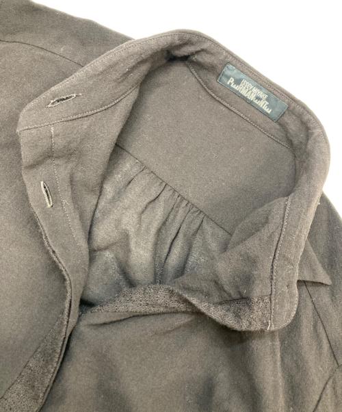 ISSEY MIYAKE PERMANENTE（イッセイミヤケ ペルマネンテ）ISSEY MIYAKE PERMANENTE (イッセイミヤケ ペルマネンテ) 比翼シャツ ブラウン サイズ:不明(実寸参照)の古着・服飾アイテム