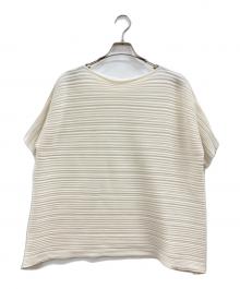 PLEATS PLEASE（プリーツプリーズ）の古着「PAPER BOUNCE KNIT」｜アイボリー