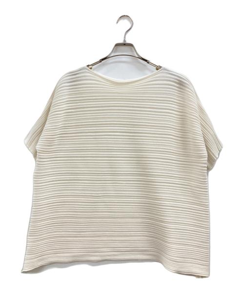 PLEATS PLEASE（プリーツプリーズ）PLEATS PLEASE (プリーツプリーズ) PAPER BOUNCE KNIT アイボリー サイズ:-の古着・服飾アイテム