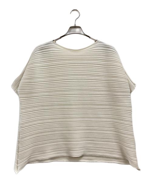 PLEATS PLEASE（プリーツプリーズ）PLEATS PLEASE (プリーツプリーズ) PAPER BOUNCE KNIT アイボリー サイズ:-の古着・服飾アイテム