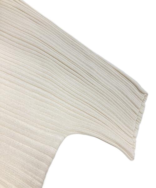 PLEATS PLEASE（プリーツプリーズ）PLEATS PLEASE (プリーツプリーズ) PAPER BOUNCE KNIT アイボリー サイズ:-の古着・服飾アイテム