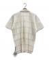 HOMME PLISSE ISSEY MIYAKE (オム プリッセ イッセイ ミヤケ) LACE GRID PLEATS ベージュ×ホワイト サイズ:3：40000円