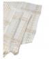 中古・古着 HOMME PLISSE ISSEY MIYAKE (オム プリッセ イッセイ ミヤケ) LACE GRID PLEATS ベージュ×ホワイト サイズ:3：40000円