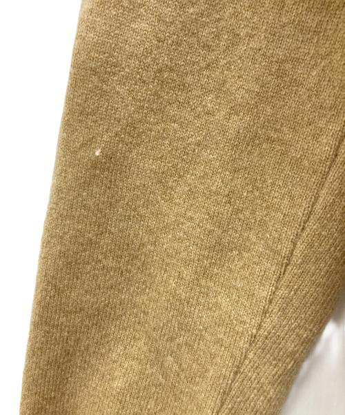PLAY COMME des GARCONS（プレイコムデギャルソン）PLAY COMME des GARCONS (プレイコムデギャルソン) ハートロゴウールカーディガン ベージュ サイズ:Lの古着・服飾アイテム
