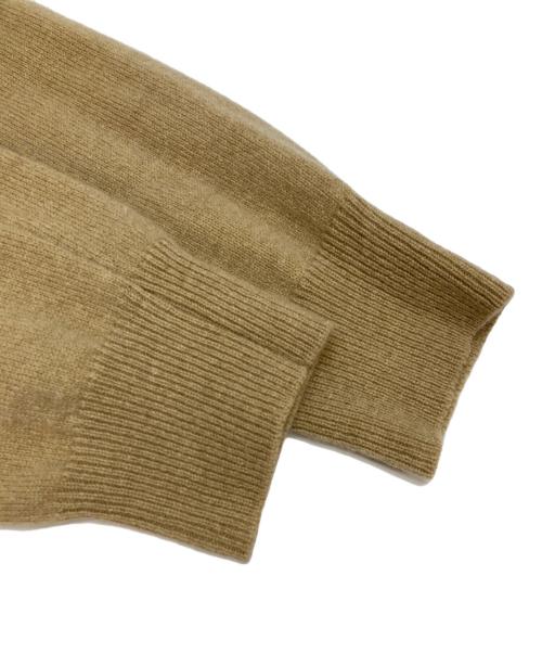 PLAY COMME des GARCONS（プレイコムデギャルソン）PLAY COMME des GARCONS (プレイコムデギャルソン) ハートロゴウールカーディガン ベージュ サイズ:Lの古着・服飾アイテム