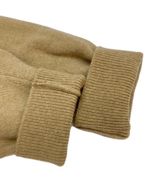 PLAY COMME des GARCONS（プレイコムデギャルソン）PLAY COMME des GARCONS (プレイコムデギャルソン) ハートロゴウールカーディガン ベージュ サイズ:Lの古着・服飾アイテム