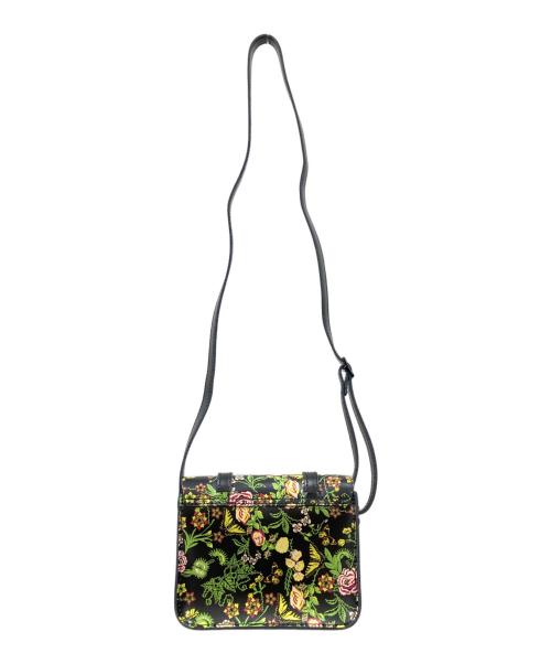 Dr.Martens（ドクターマーチン）Dr.Martens (ドクターマーチン) 花柄ミニサッチェルバッグ ブラックの古着・服飾アイテム