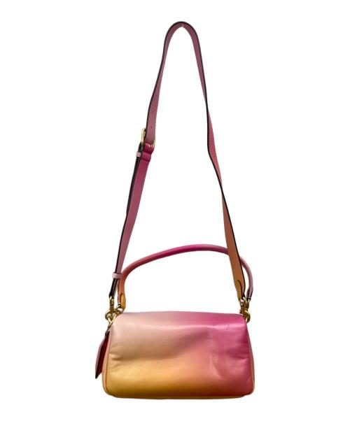 COACH（コーチ）COACH (コーチ) ピロー タビー ショルダー バッグ オレンジ×ピンクの古着・服飾アイテム