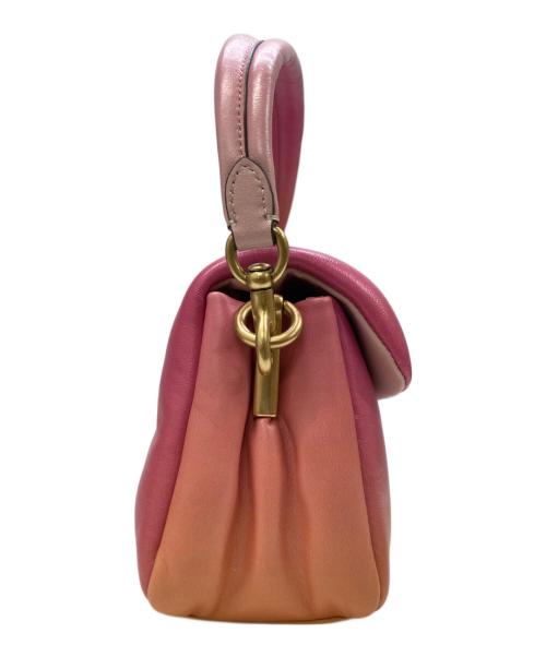 COACH（コーチ）COACH (コーチ) ピロー タビー ショルダー バッグ オレンジ×ピンクの古着・服飾アイテム