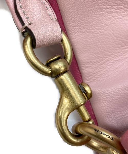 COACH（コーチ）COACH (コーチ) ピロー タビー ショルダー バッグ オレンジ×ピンクの古着・服飾アイテム