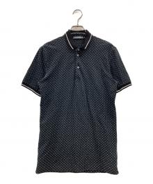 DOLCE & GABBANA（ドルチェ＆ガッバーナ）の古着「ドットポロシャツ」｜ブラック×ホワイト