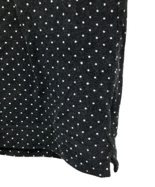 DOLCE & GABBANA（ドルチェ＆ガッバーナ）DOLCE & GABBANA (ドルチェ＆ガッバーナ) ドットポロシャツ ブラック×ホワイト サイズ:44の古着・服飾アイテム