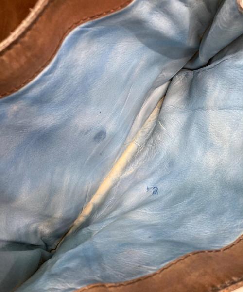 numero 10（ヌメロ ディエチ）numero 10 (ヌメロ ディエチ) レザーハンドバッグ ブラウンの古着・服飾アイテム