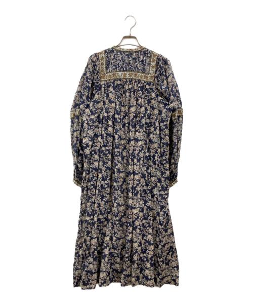 ISABEL MARANT ETOILE（イザベルマランエトワール）ISABEL MARANT ETOILE (イザベルマランエトワール) フラワープリントワンピース ブラウン サイズ:36の古着・服飾アイテム