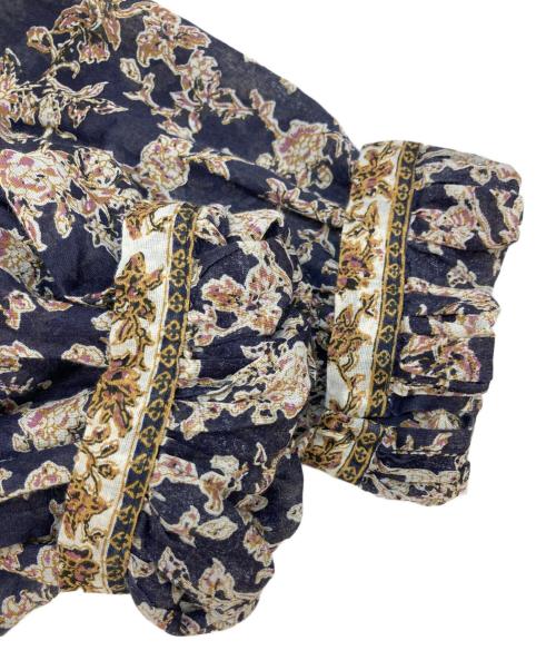 ISABEL MARANT ETOILE（イザベルマランエトワール）ISABEL MARANT ETOILE (イザベルマランエトワール) フラワープリントワンピース ブラウン サイズ:36の古着・服飾アイテム