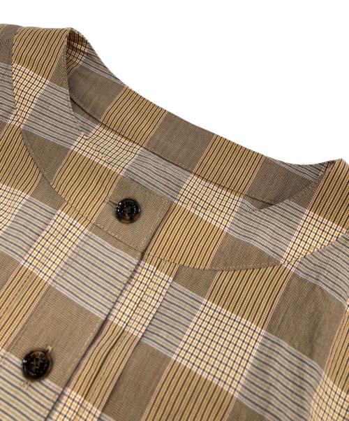 MACKINTOSH LONDON（マッキントッシュ ロンドン）MACKINTOSH LONDON (マッキントッシュ ロンドン) ハイカウントエンザイムワンピース ベージュ サイズ:38の古着・服飾アイテム