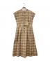 MACKINTOSH LONDON（マッキントッシュ ロンドン）の古着「ハイカウントエンザイムワンピース」｜ベージュ