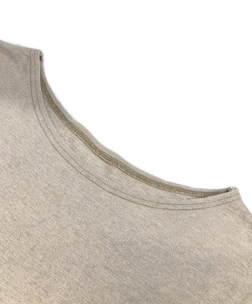 nest Robe（ネストローブ）nest Robe (ネストローブ) リネンインレー半袖プルオーバー ベージュ サイズ:FREEの古着・服飾アイテム