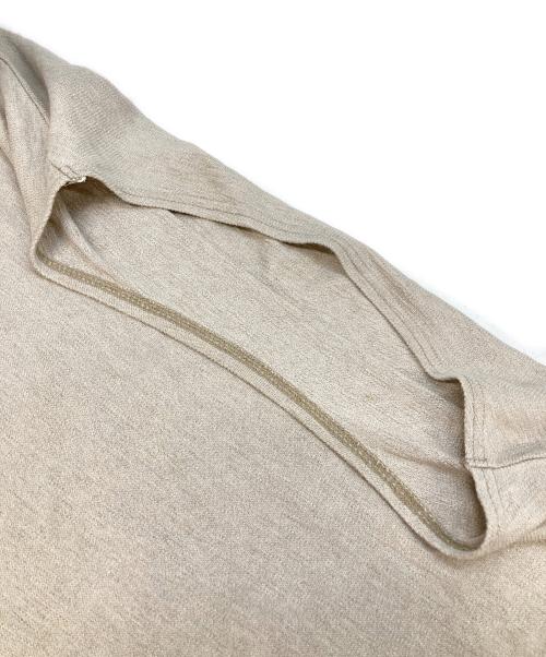 nest Robe（ネストローブ）nest Robe (ネストローブ) リネンインレー半袖プルオーバー ベージュ サイズ:FREEの古着・服飾アイテム