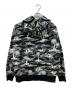 A BATHING APE (アベイシングエイプ) BAPE Palm Tree Camo Relaxed Fit Shark Full Zip Hoodie ホワイト×ブラック サイズ:M：35000円