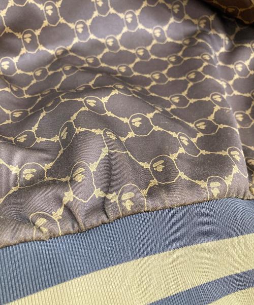A BATHING APE（アベイシングエイプ）A BATHING APE (アベイシングエイプ) COLLEGE MONOGRAM LOGO RELAXED FIT TRACK JACKET ブラウン サイズ:Lの古着・服飾アイテム