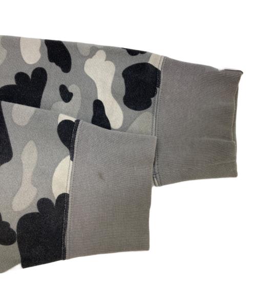 A BATHING APE（アベイシングエイプ）A BATHING APE (アベイシングエイプ) カモ柄パーカー グレー サイズ:XLの古着・服飾アイテム