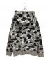 A BATHING APE (アベイシングエイプ) カモ柄パーカー グレー サイズ:XL：12000円
