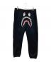 A BATHING APE（アベイシングエイプ）の古着「シャークスウェットパンツ」｜ブラック