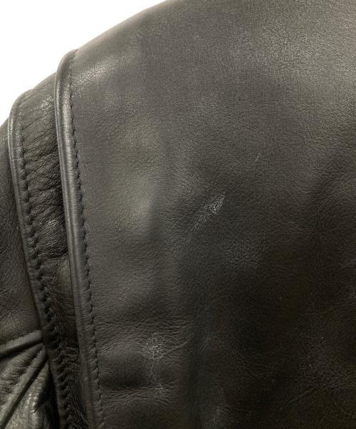 Schott（ショット）Schott (ショット) 641ファーライナー付きシングルライダースジャケット ブラック サイズ:38の古着・服飾アイテム