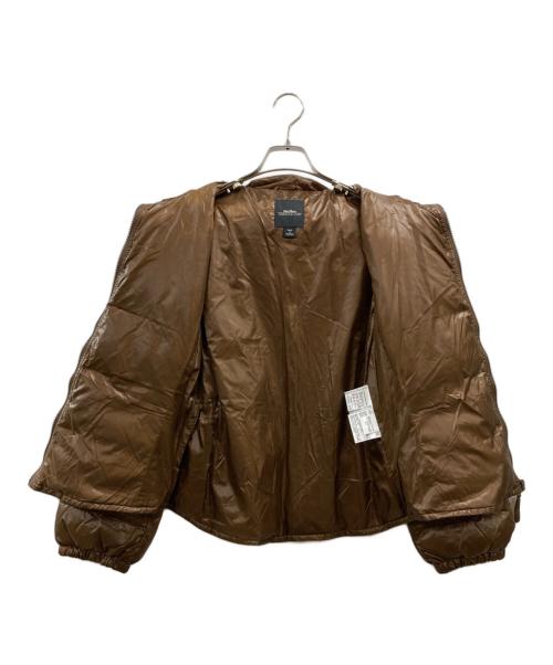 Max Mara WEEK END LINE（マックスマーラ ウイークエンドライン）MAX MARA WEEK END LINE (マックスマーラ ウイークエンドライン) ダウンジャケット ブラウン サイズ:40の古着・服飾アイテム