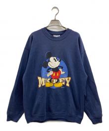 Hanes×DISNEY（ヘインズ×ディズニー）の古着「90sMICKEYスウェット」｜ネイビー