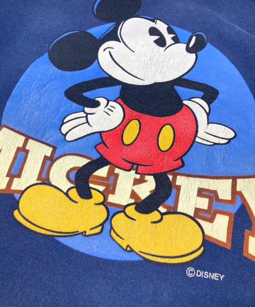 Hanes（ヘインズ）Hanes (ヘインズ) DISNEY (ディズニー) 90sMICKEYスウェット ネイビー サイズ:Lの古着・服飾アイテム