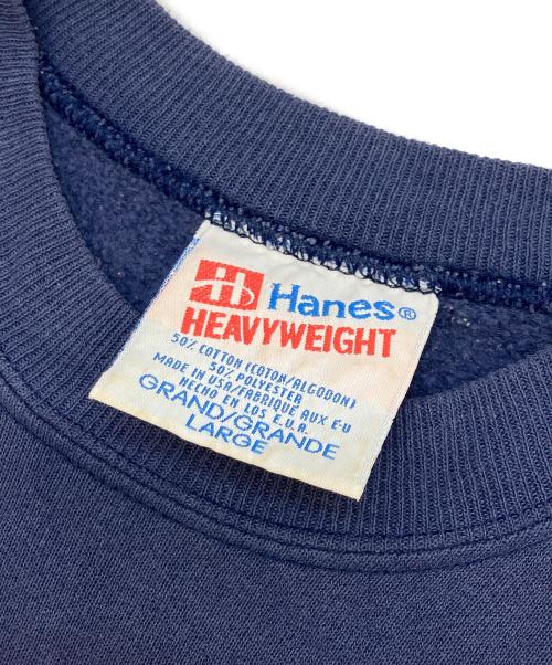 Hanes（ヘインズ）Hanes (ヘインズ) DISNEY (ディズニー) 90sMICKEYスウェット ネイビー サイズ:Lの古着・服飾アイテム