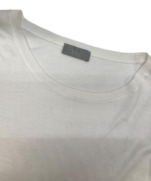 DIOR HOMME（ディオール オム）DIOR HOMME (ディオール オム) BEE刺繍カットソー ホワイト サイズ:Sの古着・服飾アイテム