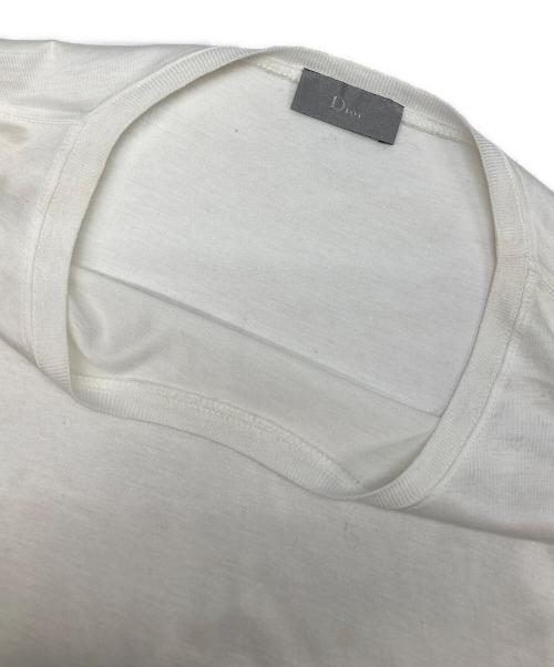 DIOR HOMME（ディオール オム）DIOR HOMME (ディオール オム) BEE刺繍カットソー ホワイト サイズ:Sの古着・服飾アイテム