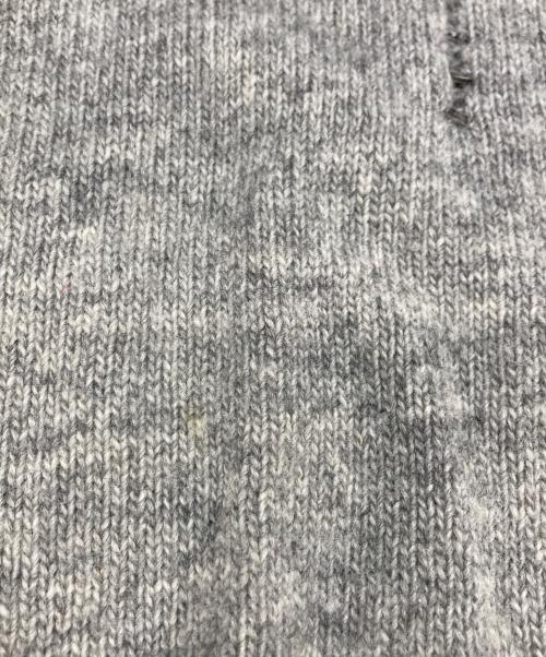DIOR HOMME（ディオール オム）DIOR HOMME (ディオール オム) クラッシュビーズニット グレー サイズ:Mの古着・服飾アイテム