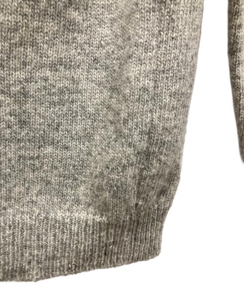 DIOR HOMME（ディオール オム）DIOR HOMME (ディオール オム) クラッシュビーズニット グレー サイズ:Mの古着・服飾アイテム
