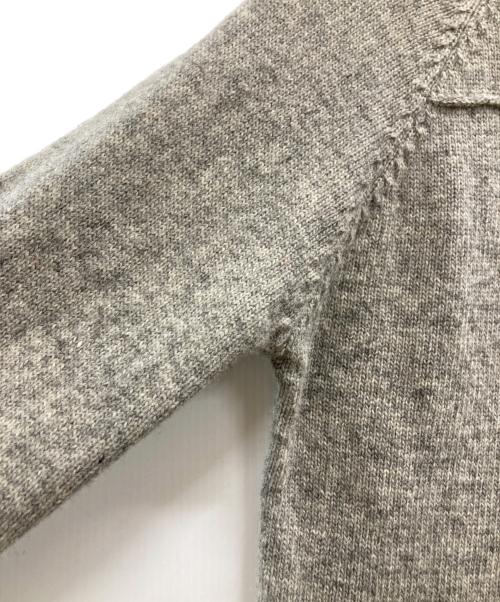 DIOR HOMME（ディオール オム）DIOR HOMME (ディオール オム) クラッシュビーズニット グレー サイズ:Mの古着・服飾アイテム