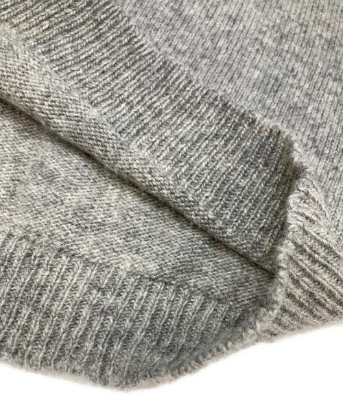 DIOR HOMME（ディオール オム）DIOR HOMME (ディオール オム) クラッシュビーズニット グレー サイズ:Mの古着・服飾アイテム
