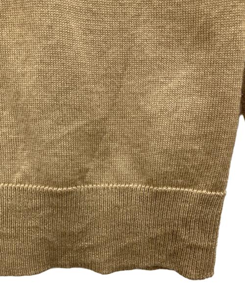 DIOR HOMME（ディオール オム）DIOR HOMME (ディオール オム) クラッシュニット ベージュ サイズ:Mの古着・服飾アイテム