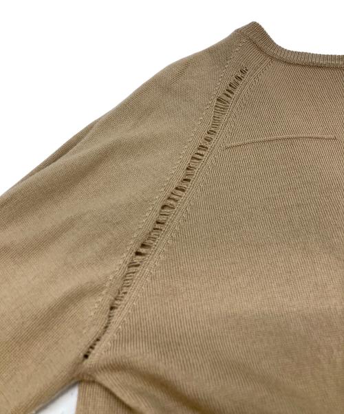 DIOR HOMME（ディオール オム）DIOR HOMME (ディオール オム) クラッシュニット ベージュ サイズ:Mの古着・服飾アイテム
