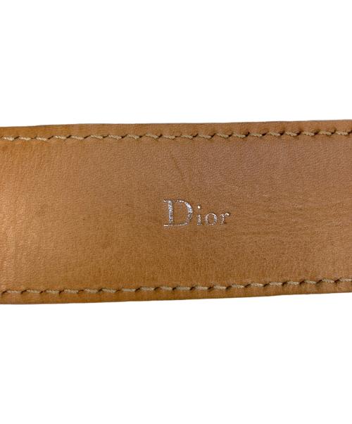 DIOR HOMME（ディオール オム）DIOR HOMME (ディオール オム) スエードスタッズベルト ベージュ サイズ:85の古着・服飾アイテム