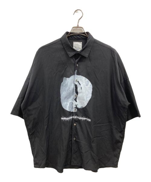 SHAREEF（シャリーフ）SHAREEF (シャリーフ) 22SS ABSTRACT APPLE SS SHIRT ブラック サイズ:3の古着・服飾アイテム