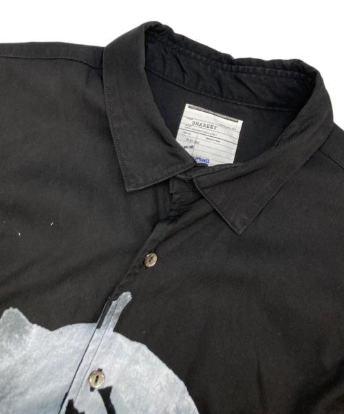 SHAREEF（シャリーフ）SHAREEF (シャリーフ) 22SS ABSTRACT APPLE SS SHIRT ブラック サイズ:3の古着・服飾アイテム