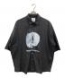 SHAREEF（シャリーフ）の古着「22SS ABSTRACT APPLE SS SHIRT」｜ブラック
