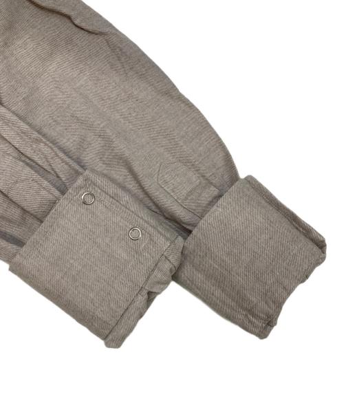 GUY ROVER（ギローバー）GUY ROVER (ギローバー) コットンフランネル ウエスタンシャツ ベージュ サイズ:Lの古着・服飾アイテム