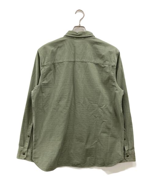 OUTERKNOWN（アウターノーン）OUTERKNOWN (アウターノーン) ワークシャツ グリーン サイズ:Lの古着・服飾アイテム
