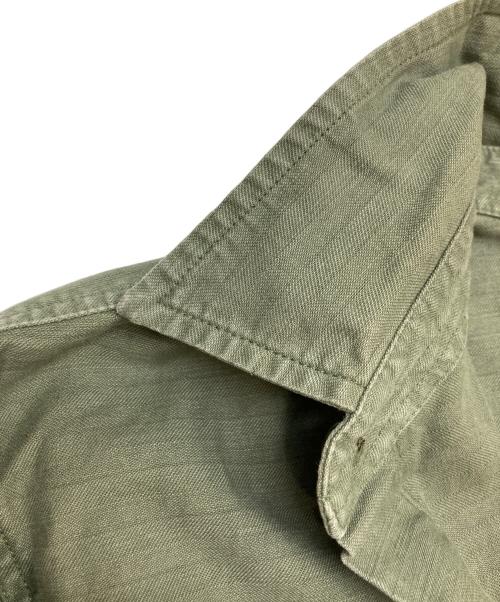 OUTERKNOWN（アウターノーン）OUTERKNOWN (アウターノーン) ワークシャツ グリーン サイズ:Lの古着・服飾アイテム