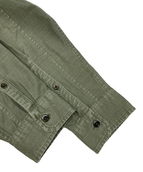 OUTERKNOWN（アウターノーン）OUTERKNOWN (アウターノーン) ワークシャツ グリーン サイズ:Lの古着・服飾アイテム