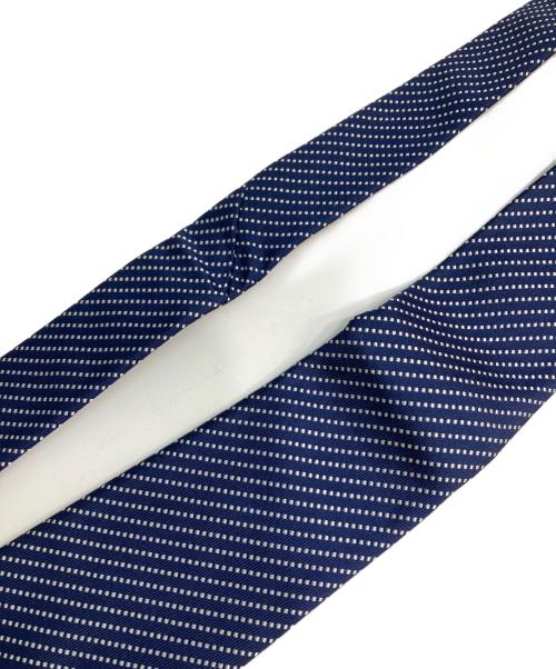 HERMES（エルメス）HERMES (エルメス) シルクネクタイ ネイビー サイズ:不明(実寸参照)の古着・服飾アイテム